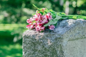 Headstone in Cemetery